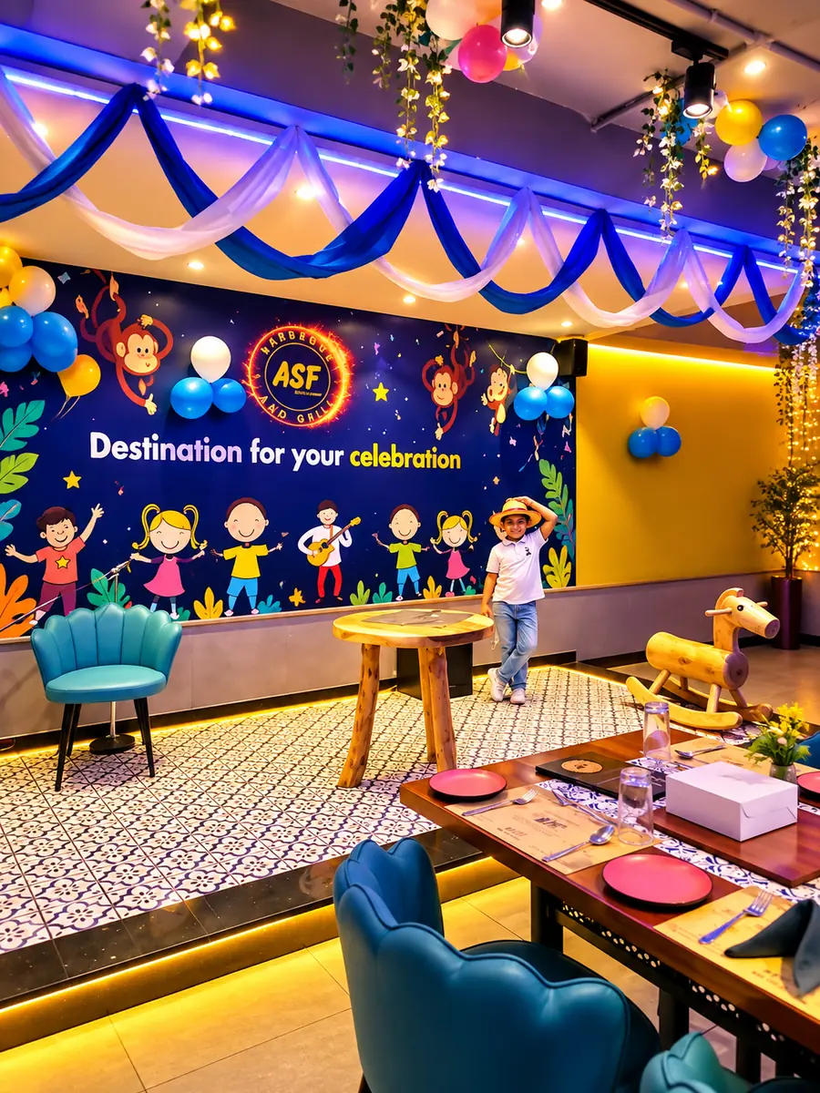 Kids celebration corner at ASF
