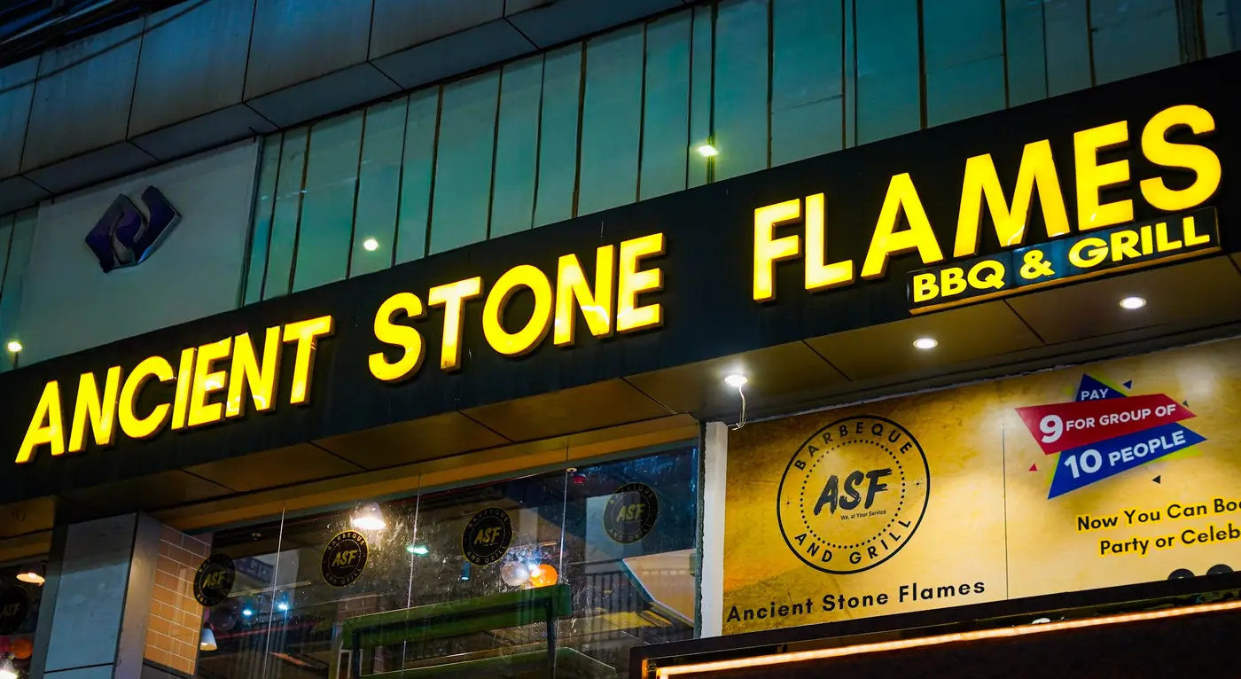 The Ancient Stone Flames storefront